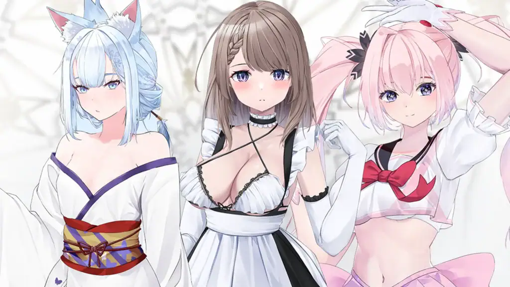 魅惑萬花筒 Glamour Kaleidoscope 三位女主角 Steam 官方影片介紹圖｜魅惑万花筒 Glamour Kaleidoscope 三位女主角 Steam 官方影片介绍图｜魅惑萬華鏡 Glamour Kaleidoscope 3人のヒロイン Steam公式動画紹介画像｜Glamour Kaleidoscope three heroines Steam official video preview