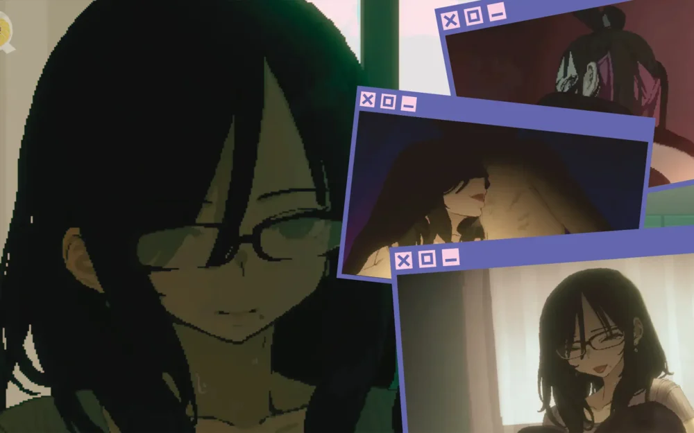 《 CIRCLEMATE サークルメイト 》超色的像素文靜美女，私下的生活卻隱藏著瘋狂 ~