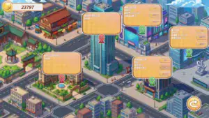 黑金－閃耀鎮城市地圖地區經營與收取收益｜黑金－闪耀镇城市地图地区经营与收取收益｜黒金－閃耀鎮 都市マップのエリア経営と収益回収｜Black Gold: Shining Town city map territory management and income collection