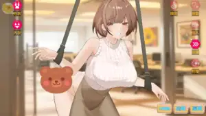 黑金－閃耀鎮棕髮成熟女性角色CG畫面｜黑金－闪耀镇棕发成熟女性角色CG画面｜黒金－閃耀鎮 茶髪の大人系女性キャラクターCG｜Black Gold: Shining Town brown-haired mature female character CG