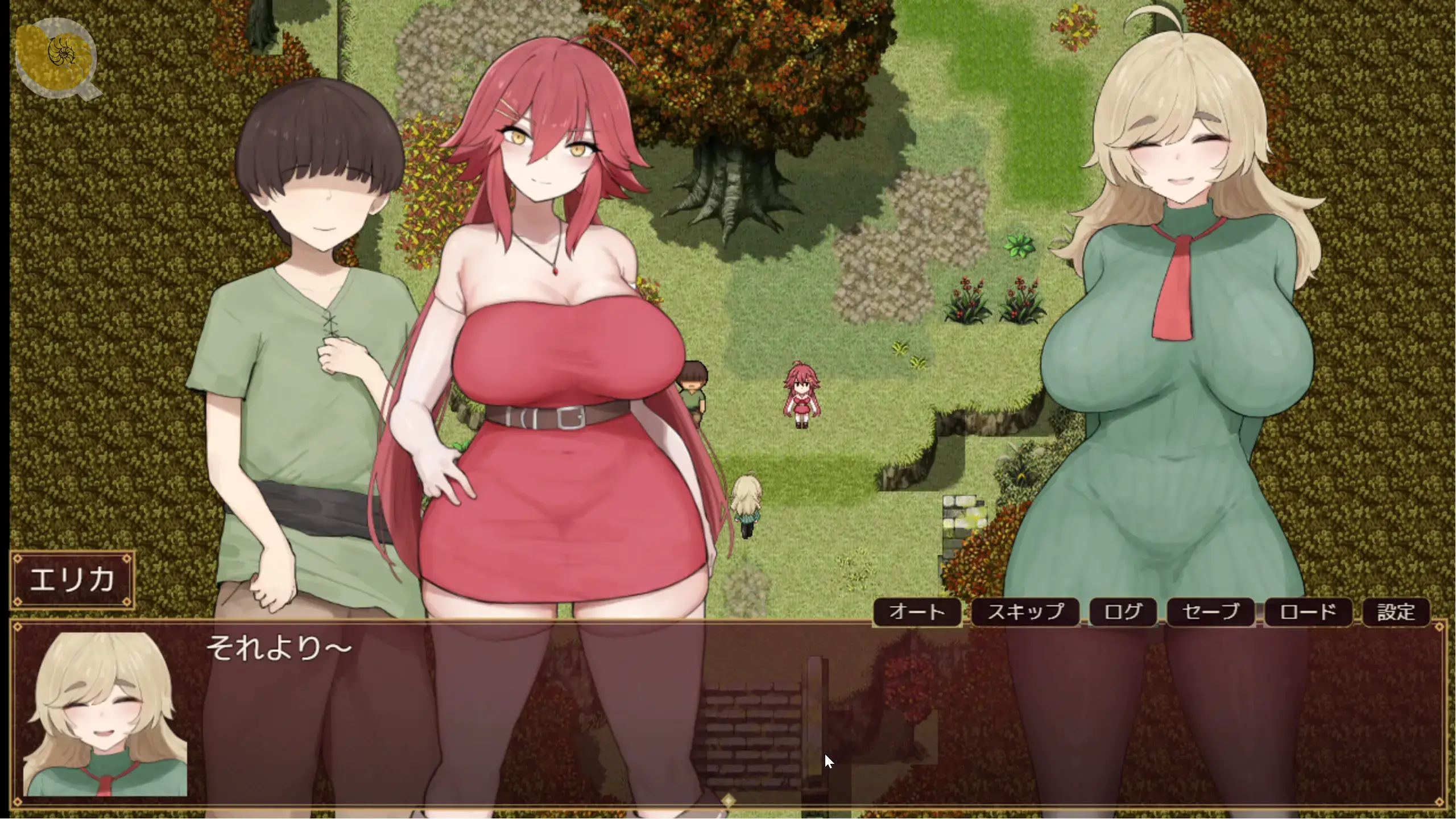 アリナと淫魔の呪い女醫生エリカ對話事件，紅髮女主角アリナ、男友與金髮醫生同框｜アリナと淫魔の呪い女医生エリカ对话事件，红发女主角アリナ、男友与金发医生同框｜アリナと淫魔の呪い 女医エリカの会話イベント、アリナと彼氏、金髪のエリカが登場｜Arina to Inma no Noroi Doctor Erika Dialogue Event Featuring Arina, Her Boyfriend and the Blonde Doctor