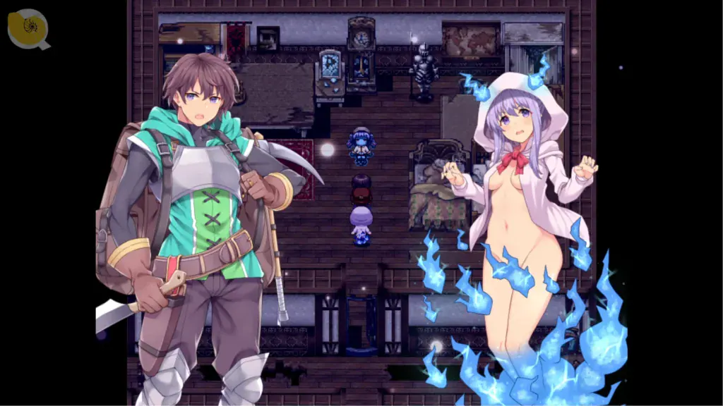 カルティベーター，阿爾羅與藍色火焰環繞的魔物娘對話場景 | カルティベーター，阿尔罗与蓝色火焰环绕的魔物娘对话场景 | カルティベーター、アルロと青い炎をまとったモン娘の会話イベント | Cultivator, Arlo Meets a Monster Girl Surrounded by Blue Flames